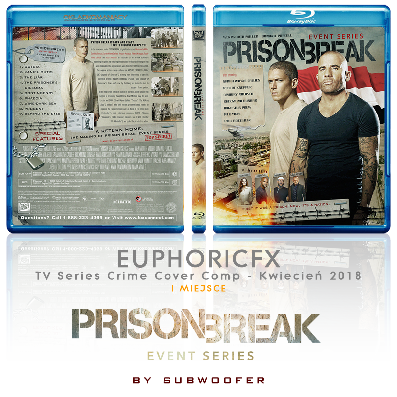 Nazwa:  TV_Series_Crime_Cover_Comp_2018_April_euphoricfx_Prison_Break_I_miejsce_by_subwoofer.png
Wywietle: 2996
Rozmiar:  1.42 MB